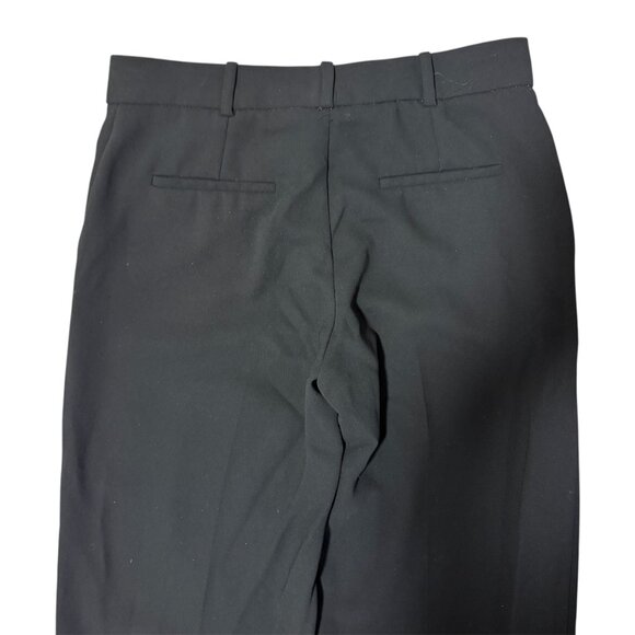 Mango Black Wide Leg Dress Trouser Pants Size 6 Careerwear Office Workwear - Picture 4 of 7